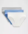 Lululemon Underease Mid-rise Bikini Underwear 3 Pack