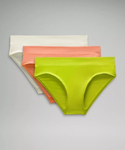 Lululemon Underease Mid-rise Bikini Underwear 3 Pack