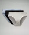 Lululemon Underease Mid-rise Bikini Underwear 3 Pack In Multi