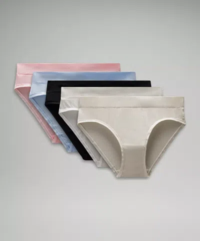 Lululemon Underease Mid-rise Bikini Underwear 5 Pack