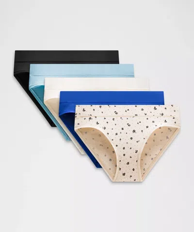 Lululemon Underease Mid-rise Bikini Underwear 5 Pack