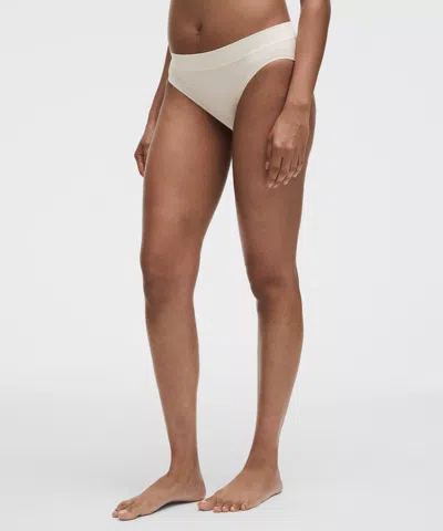 Lululemon Underease Mid-rise Bikini Underwear In Neutral
