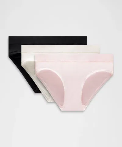 Lululemon Underease Mid-rise Bikini Underwear In Pink