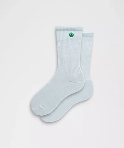 Lululemon Unisex Daily Essential Crew Socks In Blue