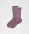 Lululemon Unisex Daily Essential Crew Socks In Purple