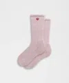 Lululemon Unisex Daily Essential Crew Socks In Pink