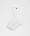 Lululemon Unisex Daily Essential Crew Socks In White