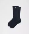 Lululemon Unisex Daily Essential Crew Socks In Blue