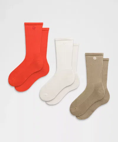 Lululemon Unisex Daily Essential Crew Socks