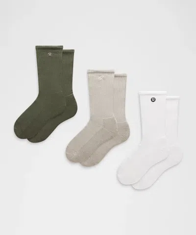 Lululemon Unisex Daily Essential Crew Socks