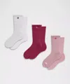 Lululemon Unisex Daily Essential Crew Socks 3 Pack