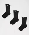 Lululemon Unisex Daily Essential Crew Socks 3 Pack