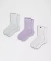 Lululemon Unisex Daily Essential Crew Socks 3 Pack