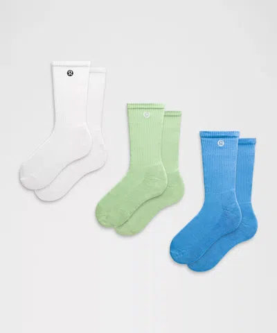 Lululemon Unisex Daily Essential Crew Socks In Animal Print