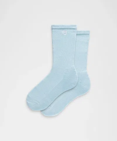Lululemon Unisex Daily Essential Crew Socks In Blue