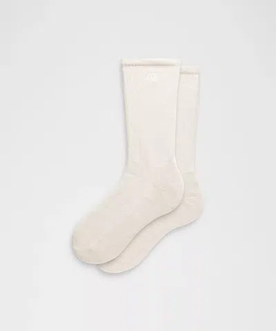 Lululemon Unisex Daily Essential Crew Socks In Neutral