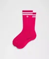 Lululemon Unisex Daily Essential Crew Socks In Pink