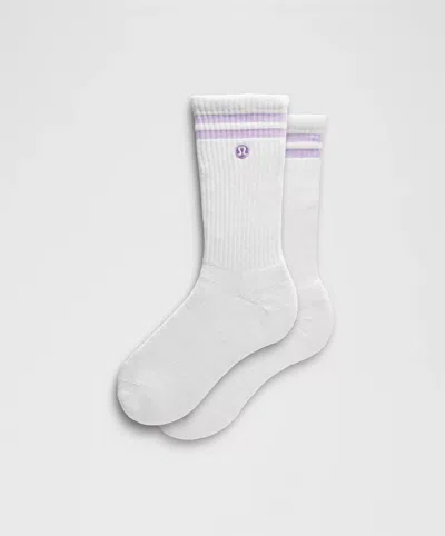 Lululemon Unisex Daily Essential Crew Socks Stripe