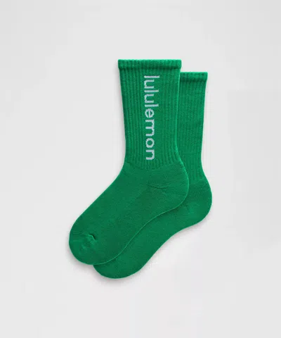 Lululemon Unisex Daily Essential Crew Socks Wordmark