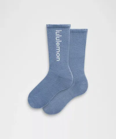 Lululemon Unisex Daily Essential Crew Socks Wordmark