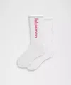Lululemon Unisex Daily Essential Crew Socks Wordmark