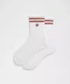 Lululemon Unisex Daily Essential Quarter Socks
