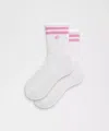 Lululemon Unisex Daily Essential Quarter Socks