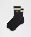 Lululemon Unisex Daily Essential Quarter Socks
