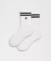 Lululemon Unisex Daily Essential Quarter Socks