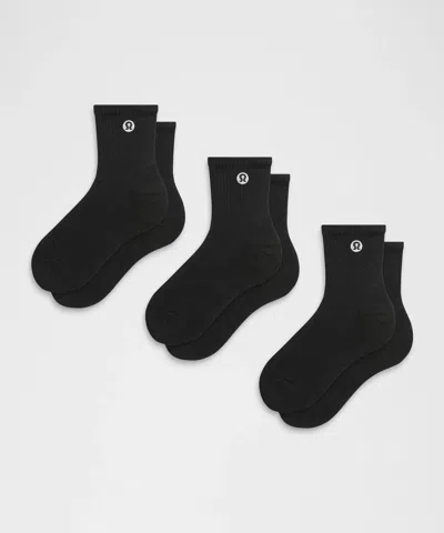 Lululemon Unisex Daily Essential Quarter Socks