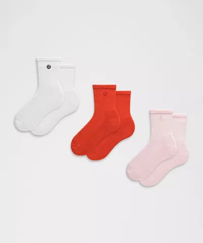 Lululemon Unisex Daily Essential Quarter Socks