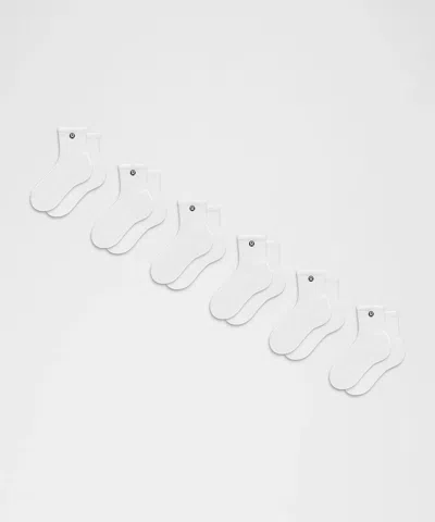 Lululemon Unisex Daily Essential Quarter Socks