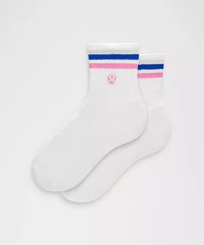 Lululemon Unisex Daily Essential Quarter Socks
