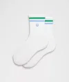 Lululemon Unisex Daily Essential Quarter Socks In White