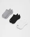Lululemon Unisex Daily Essential Tab Socks 3 Pack In Black