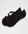 Lululemon Unisex Find Your Balance Grip Tab Socks Strappy