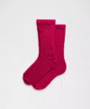 Lululemon Unisex Fuzzy Crew Socks
