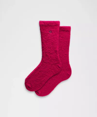 Lululemon Unisex Fuzzy Crew Socks