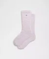 Lululemon Unisex Fuzzy Crew Socks In Pink