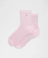 Lululemon Unisex Glitter Quarter Socks
