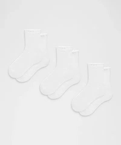 Lululemon Unisex Lettuce Edge Quarter Socks