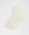 Lululemon Unisex Neon Speckled Quarter Socks