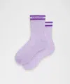 Lululemon Unisex Open Knit Quarter Socks