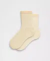 Lululemon Unisex Pointelle Quarter Socks