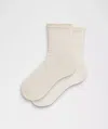 Lululemon Unisex Pointelle Quarter Socks