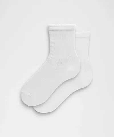 Lululemon Unisex Pointelle Quarter Socks