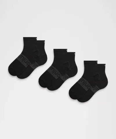 Lululemon Unisex Power Stride Ankle Socks 3 Pack