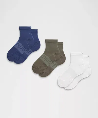 Lululemon Unisex Power Stride Ankle Socks 3 Pack
