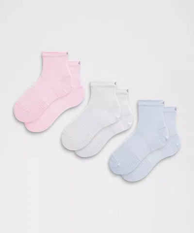 Lululemon Unisex Power Stride Ankle Socks 3 Pack