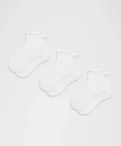 Lululemon Unisex Power Stride Ankle Socks 3 Pack
